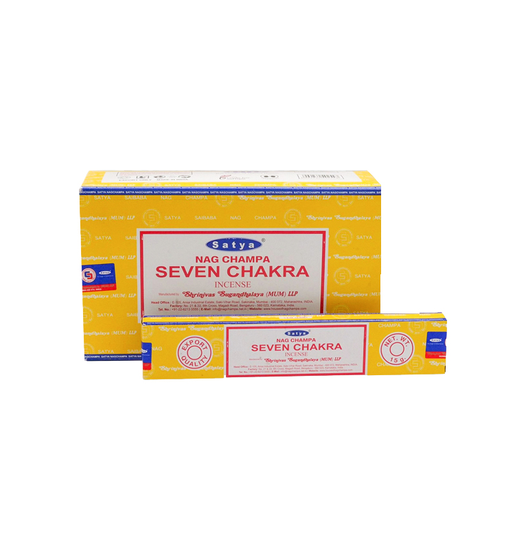 Satya Seven Chakra Incense - 15g