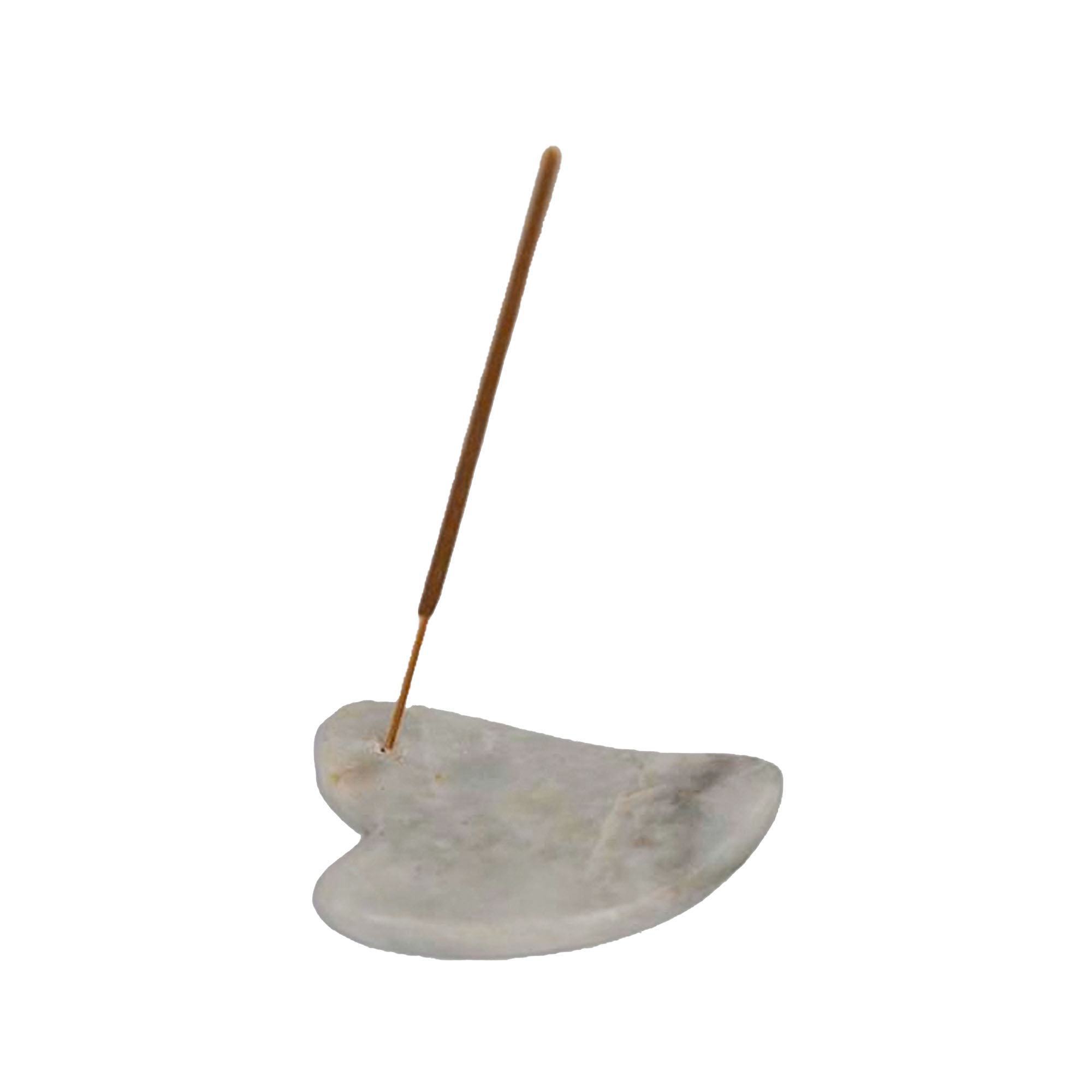 Onyx Heart Incense Holder - 6x6cm