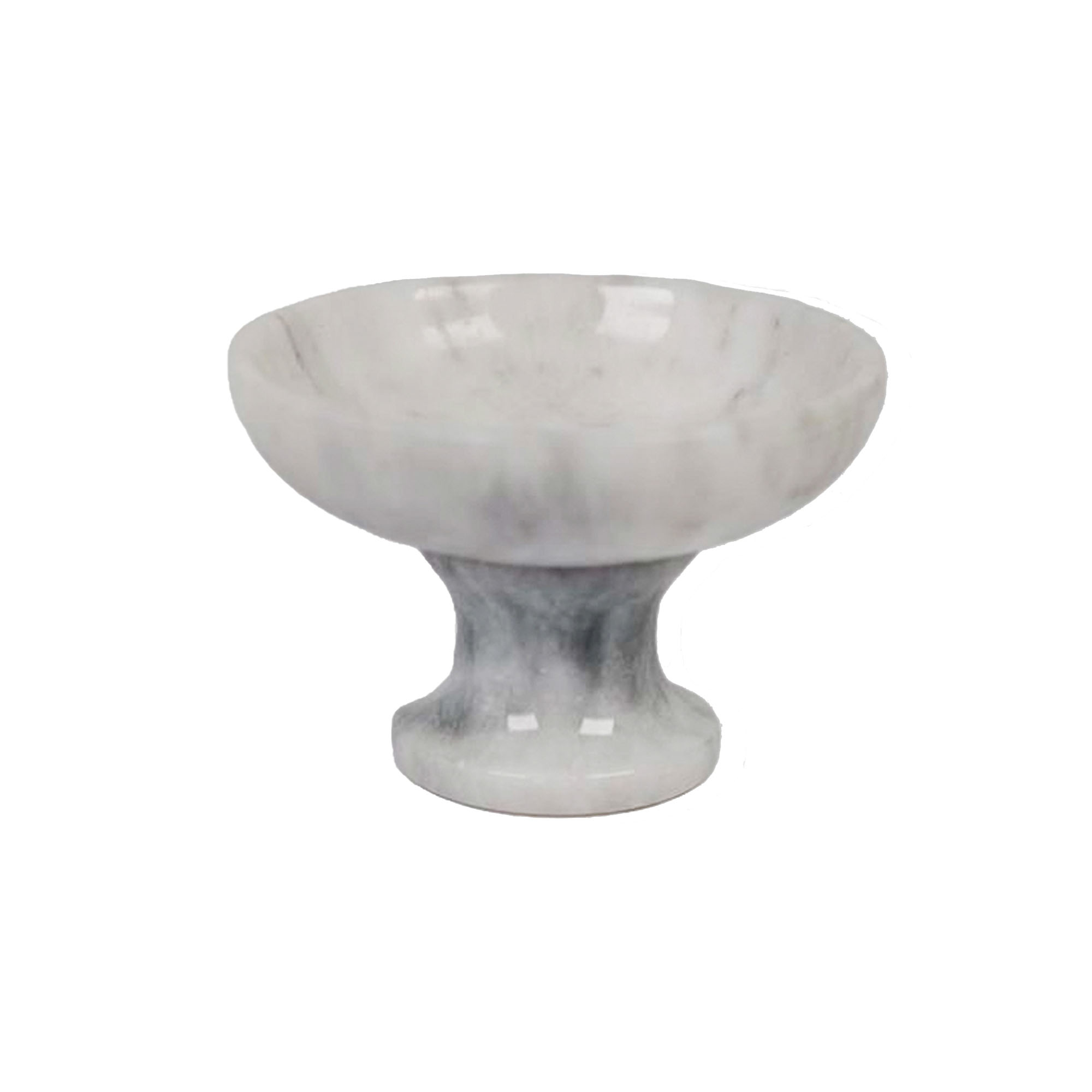 Marble Pedestal Bowl Incense Holder - 8x8cm