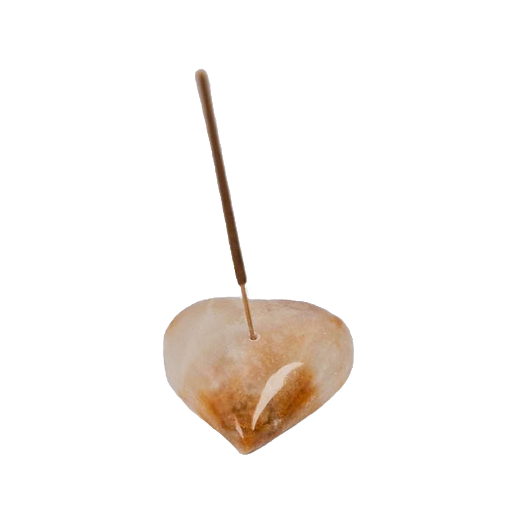 Onyx Heart Incense Holder 9 - 6x6cm