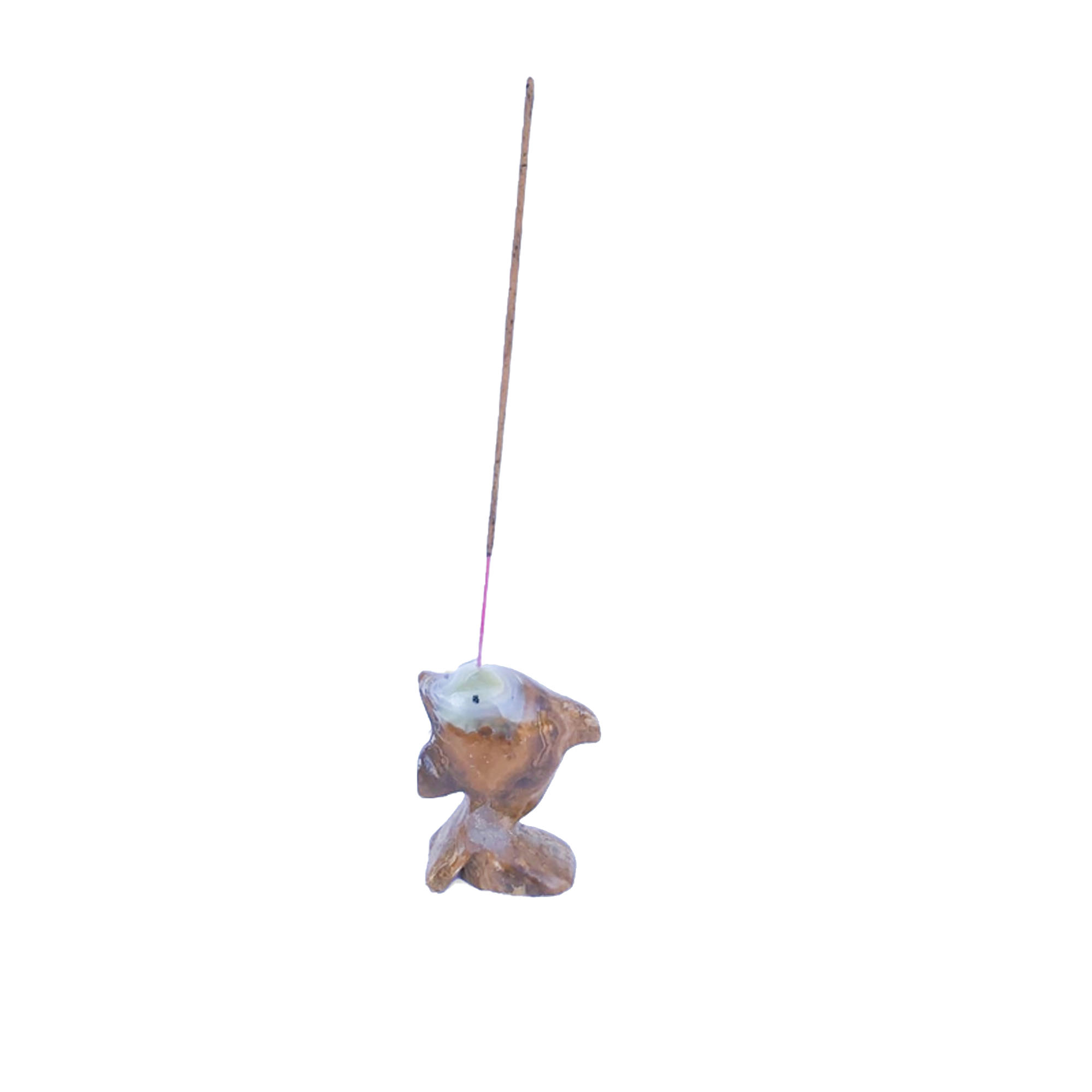 Onyx Porta Fish Incense Holder - 8x6cm