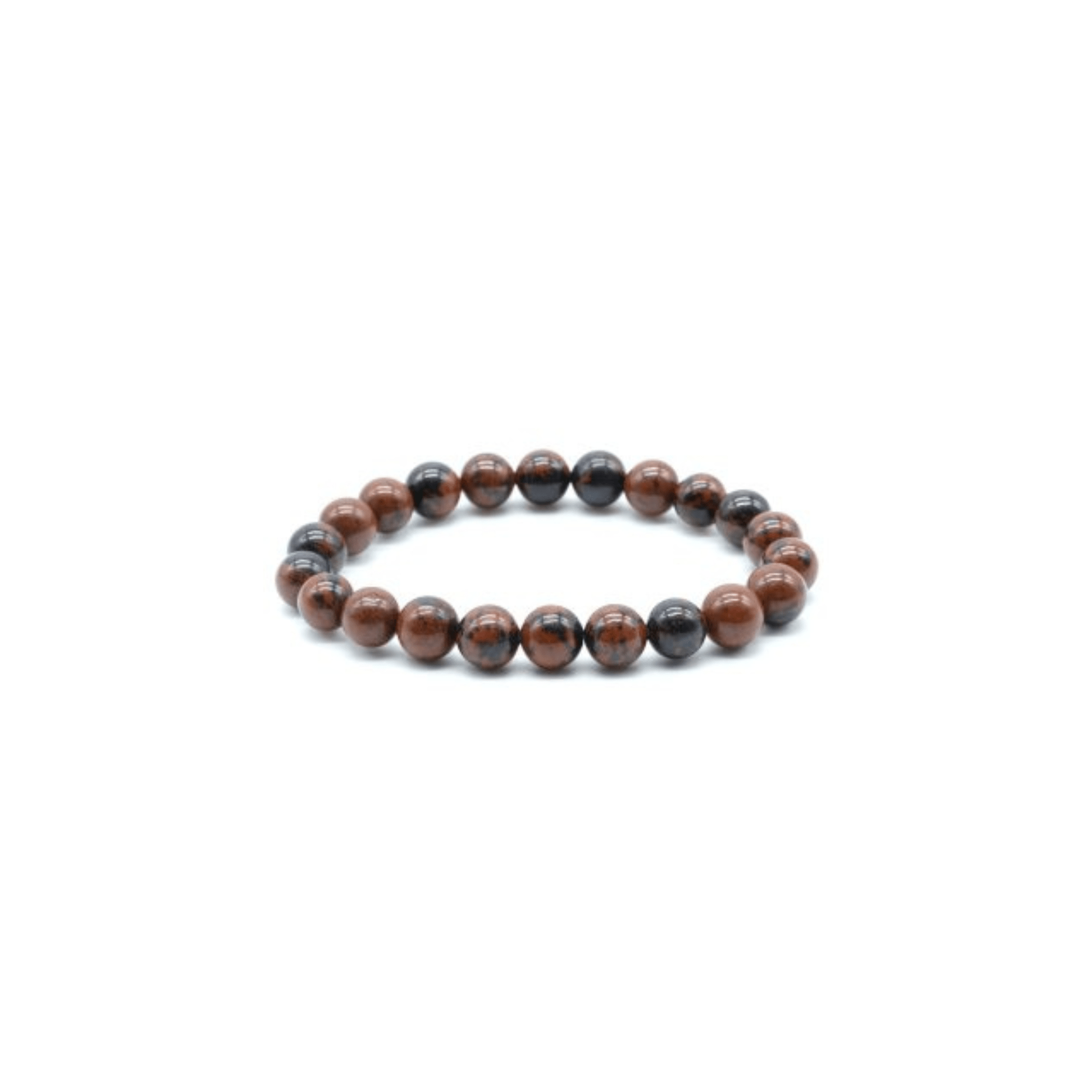 Obsidian Mahogany Bracelet Beads - 8mm