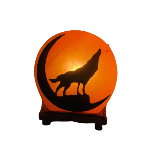 Wolf Himalayan Salt Lamp - 3kg