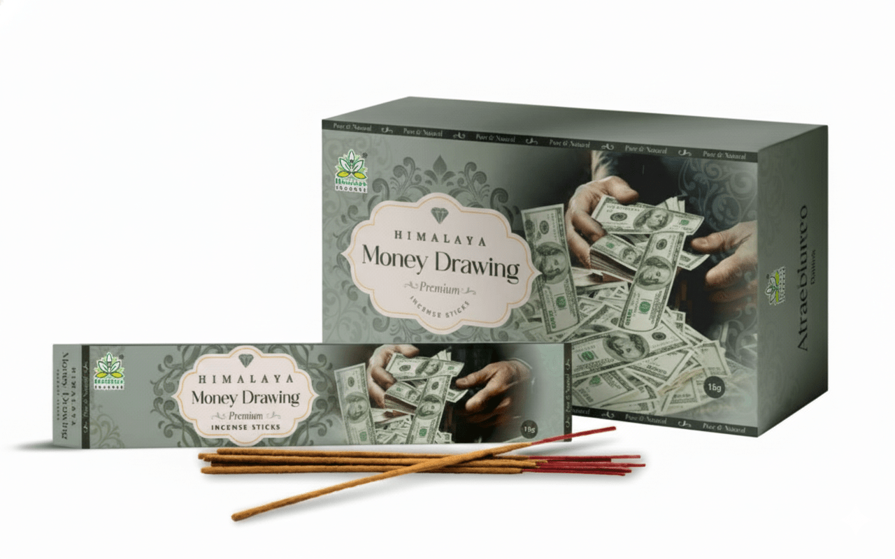 Himalaya Money Drawing Premium Incense Stick-15g
