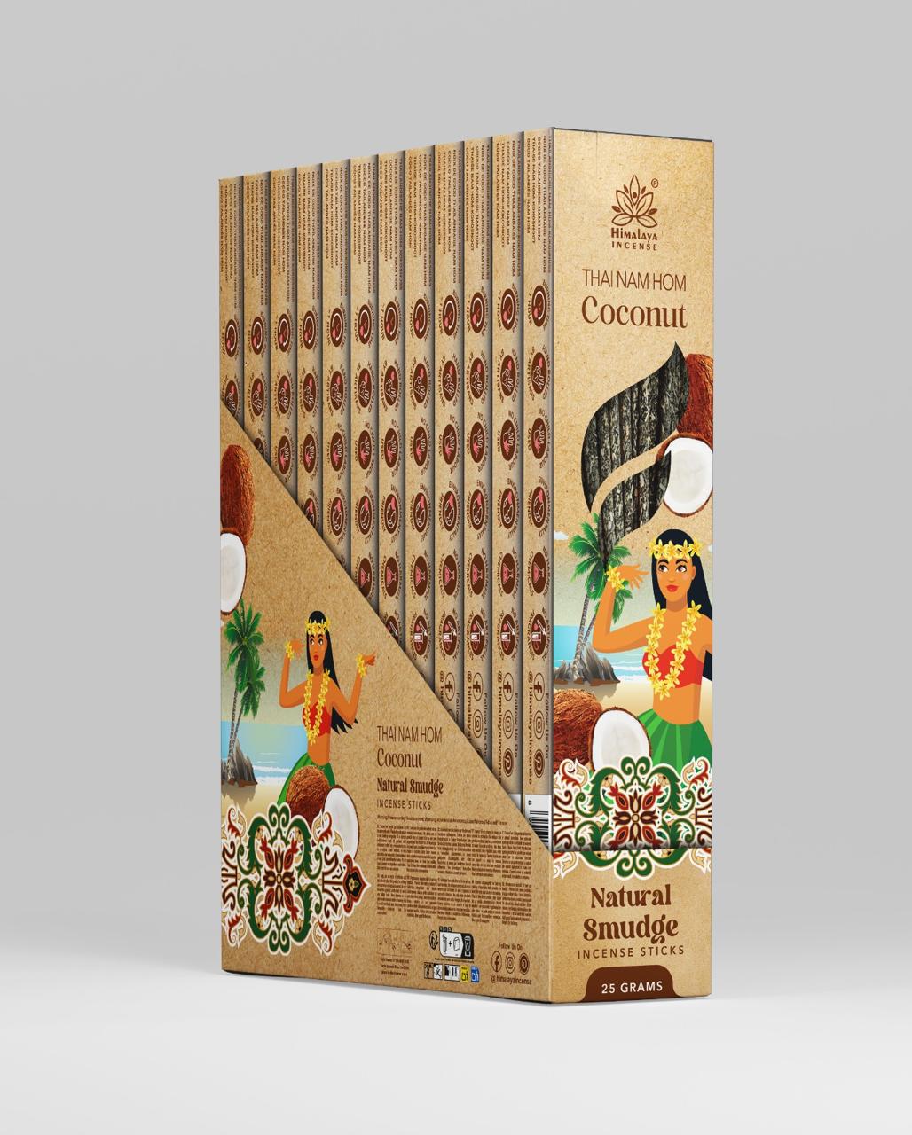 Himalaya Thai Num Hom Coconut Incense Stick-25g