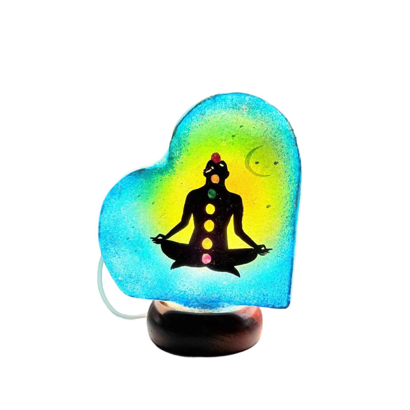 Meditation Chakra Camel Skin Lamp