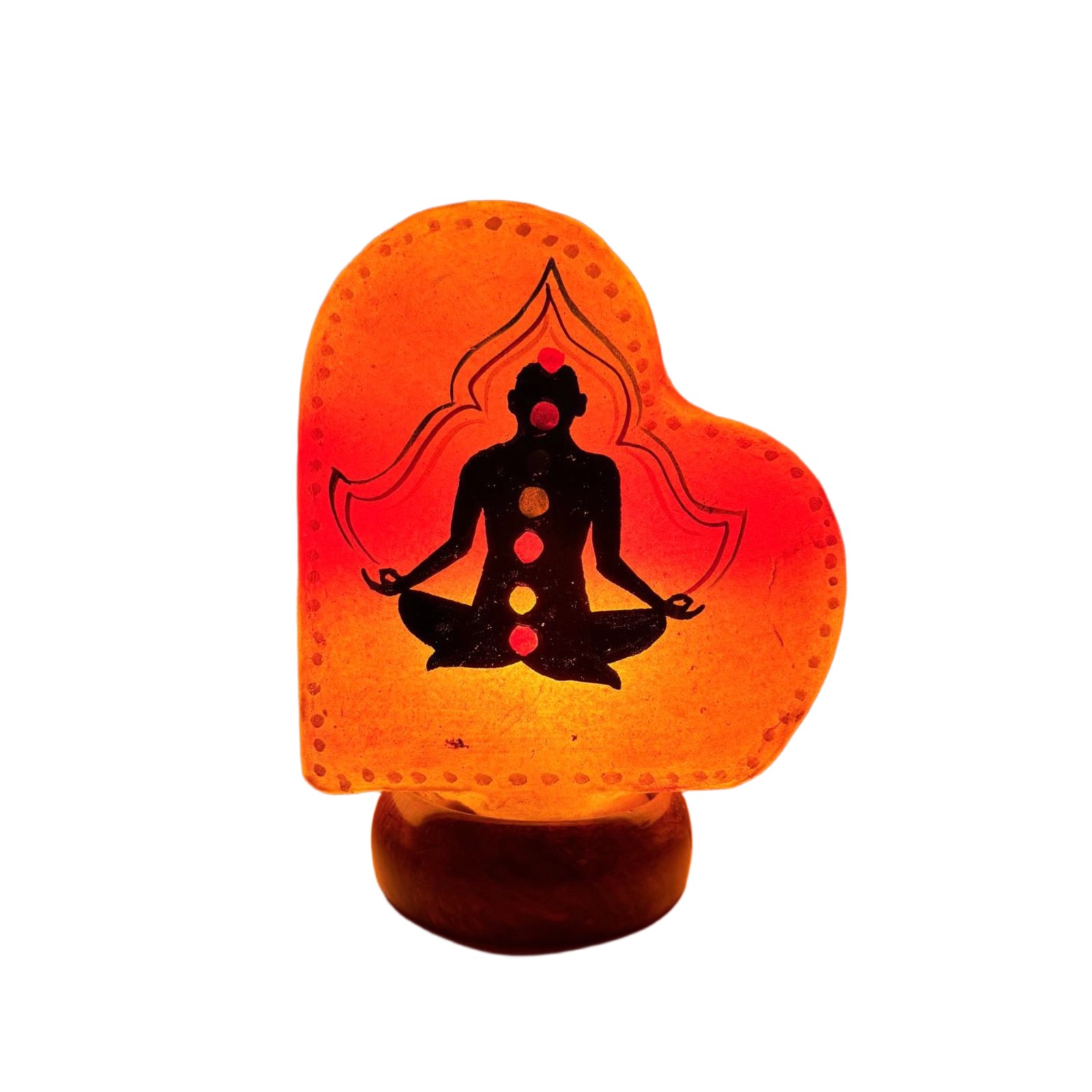 Meditation Chakra Camel Skin Lamp
